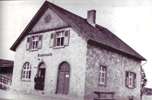 Badenheimer Bahnhof um 1918